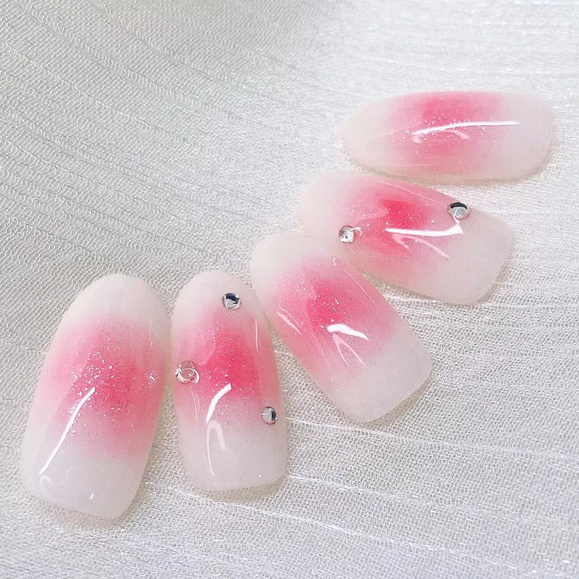 ネイル ストーンネイル ハンドネイル Nailist suzuのネイルデザイン