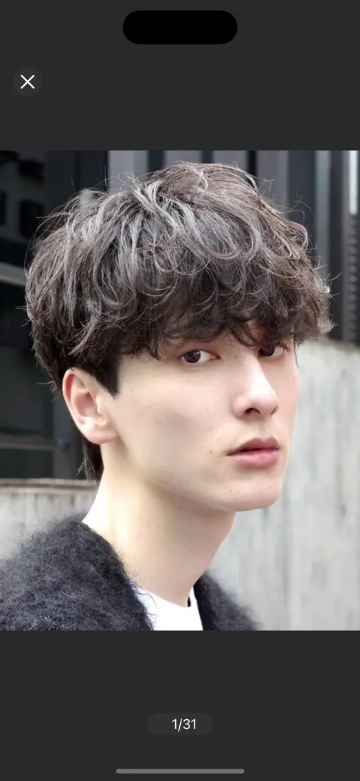 パーマ メンズ fifthパーマ特化 ユウリのヘアスタイル