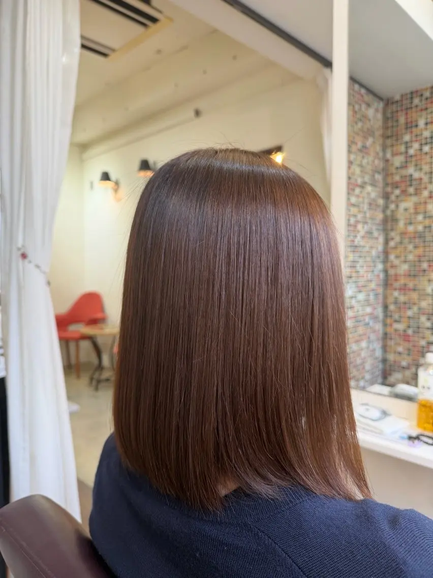【白髪染めも🙆‍♀️】カット+髪質改善カラー+Aujuaトリートメント✨の写真