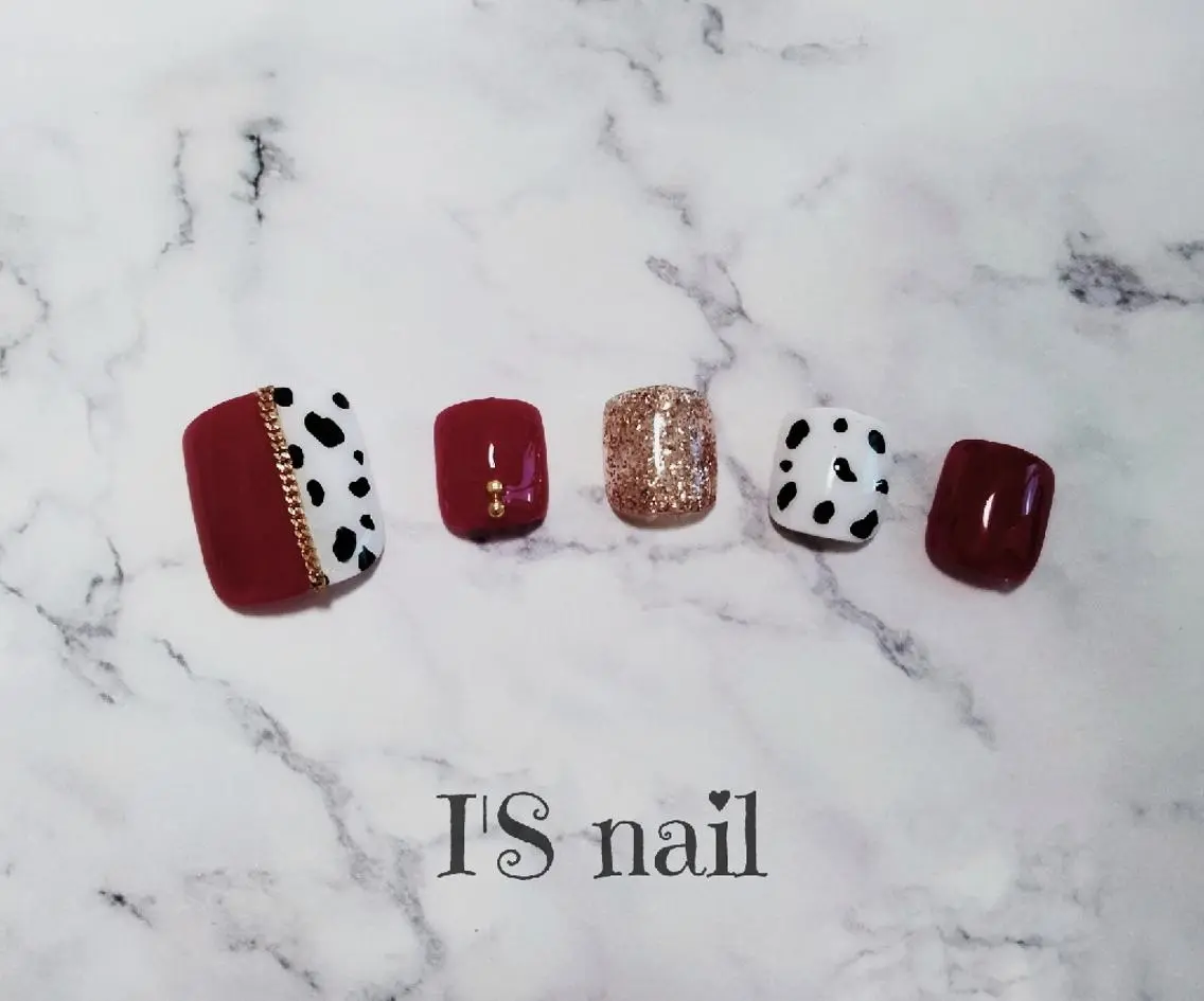 ネイル アートネイル フットネイル フットネイル I'S nail 佐野のネイルデザイン