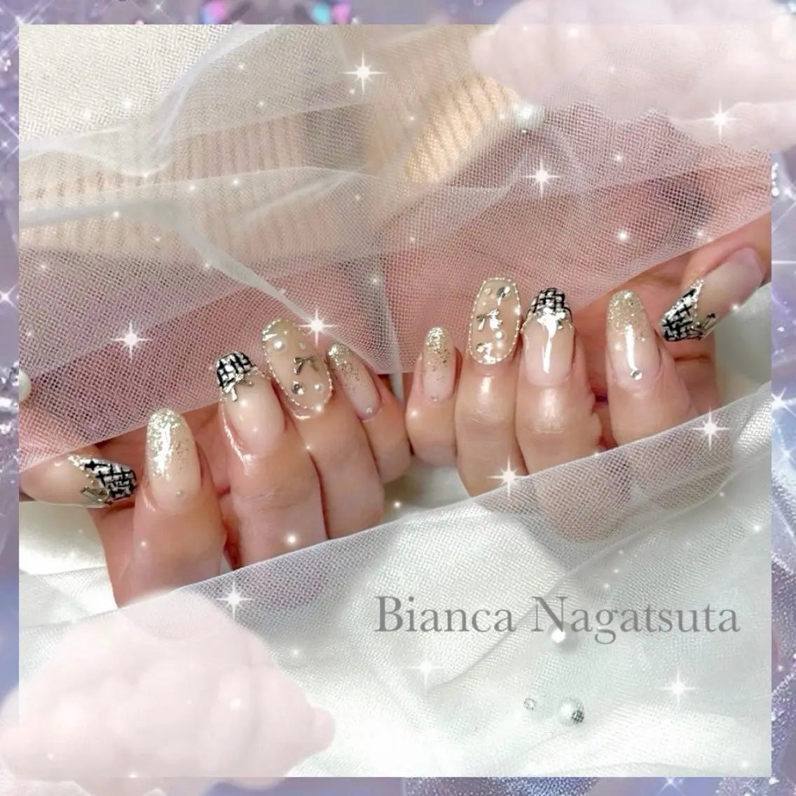 ネイル ハンドネイル Bianca 長津田　松原･*°☆のネイルデザイン