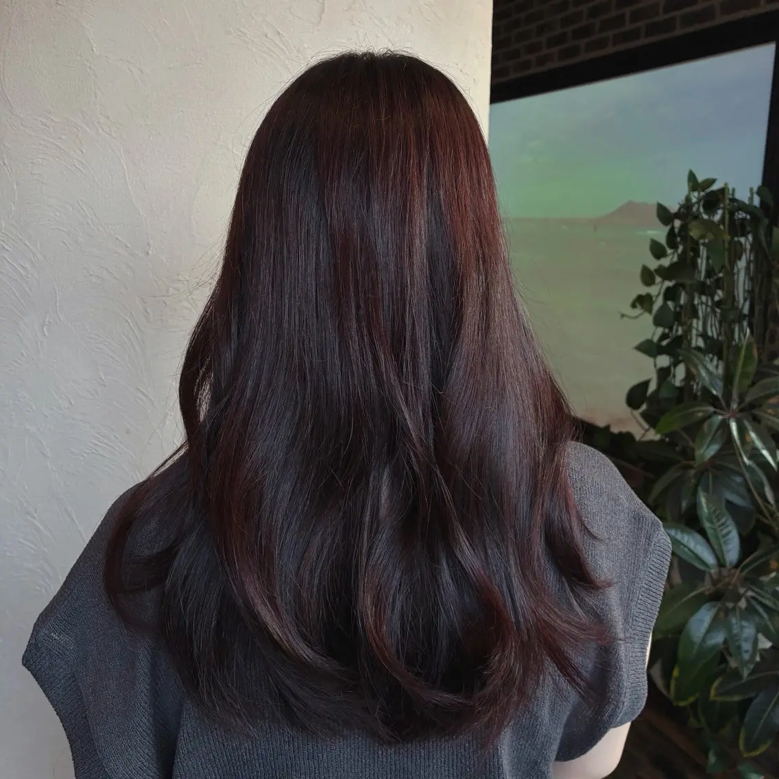 ロング カット ヘアカラー トリートメント Rechal🌙 yuuのヘアスタイル