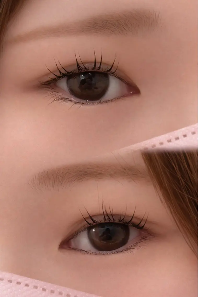マツエク・マツパ ナチュラル 一重×まつ毛パーマ マツパ 𝐚𝐲𝐮𝐦𝐢 🎀❕のマツエク・マツパデザイン