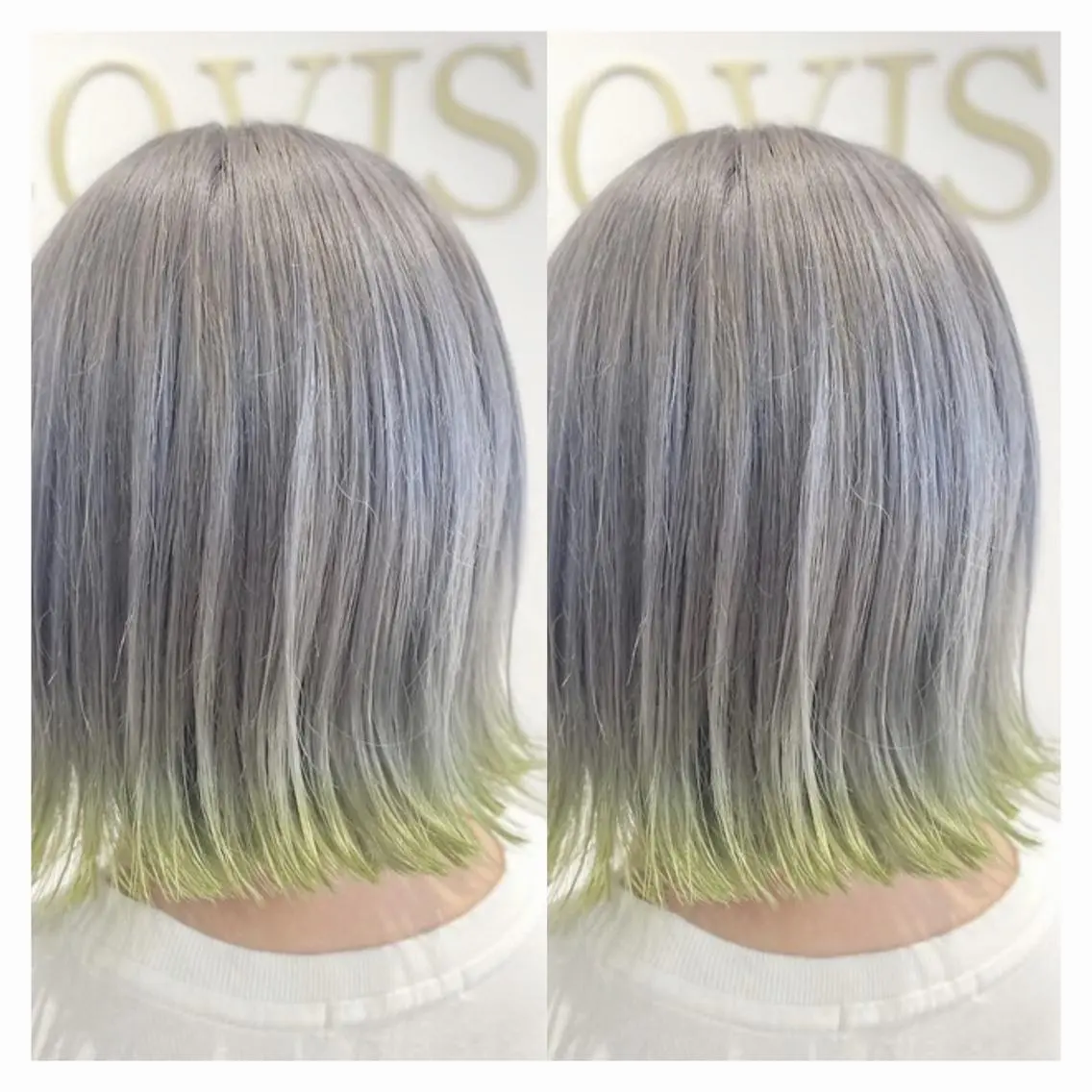 ショート カラー シルバー 🖤kana韓国ヘア 艶髪カラー特化🖤のヘアスタイル