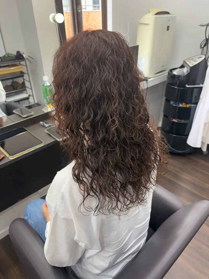 ロング カット パーマ トリートメント 髪質改善FORMA 💫S.Katohのヘアスタイル