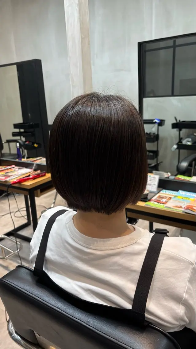 ショート ショートボブ ボブ ショートヘア 片平 帆香のヘアスタイル