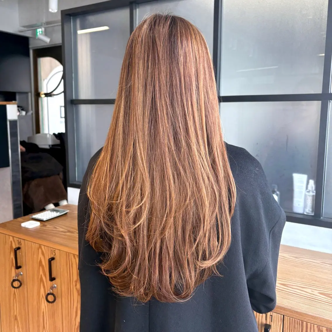ロング カラー ハイライトカラー ハイライト ヘアカラー トリートメント matka白髪ぼかし 大人ヘア/KEIKOのヘアスタイル