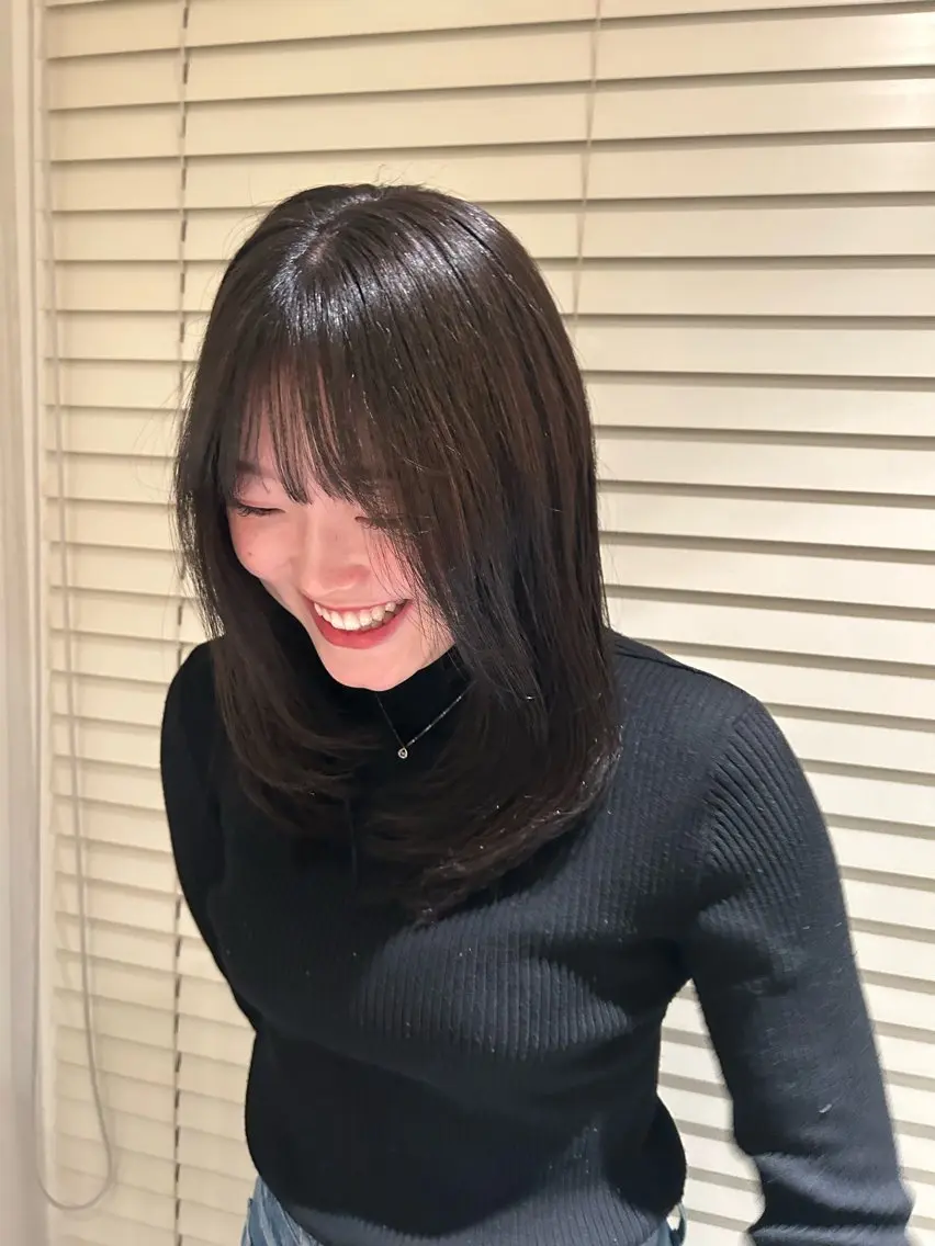 ミディアム カラー ナチュラル🕰️流山 /Ruko🌱のヘアスタイル