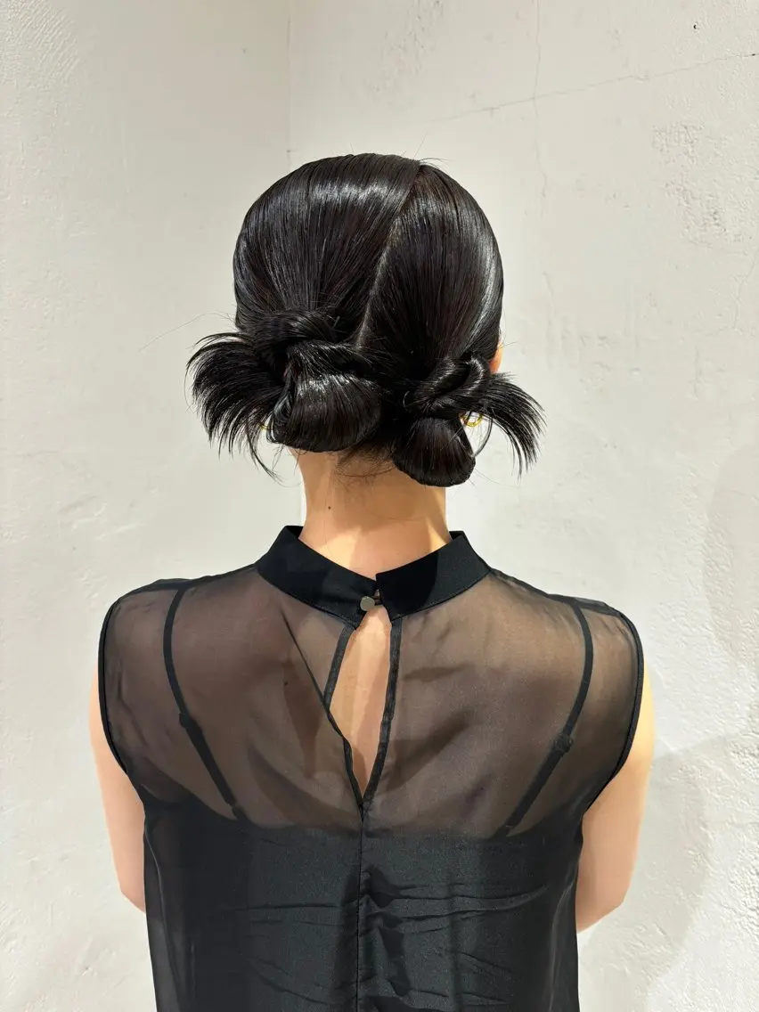 ヘアアレンジ ヘアセット サソウ ユリエ🥥のヘアスタイル