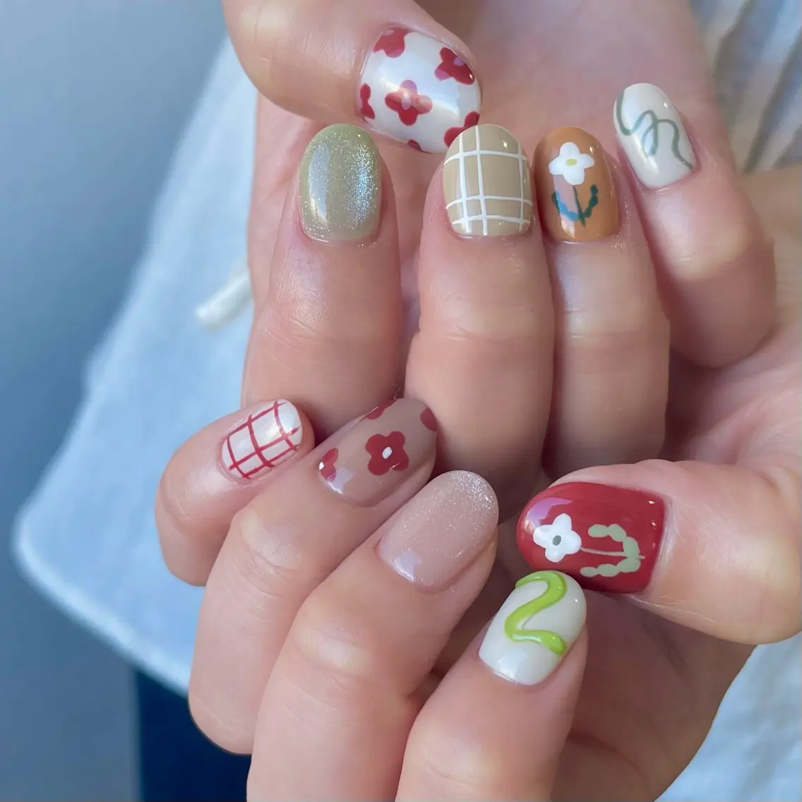 ネイル アートネイル ジェルネイル 持ち込み ニュアンスネイル パラジェル ハンドネイル norme_ akiのネイルデザイン