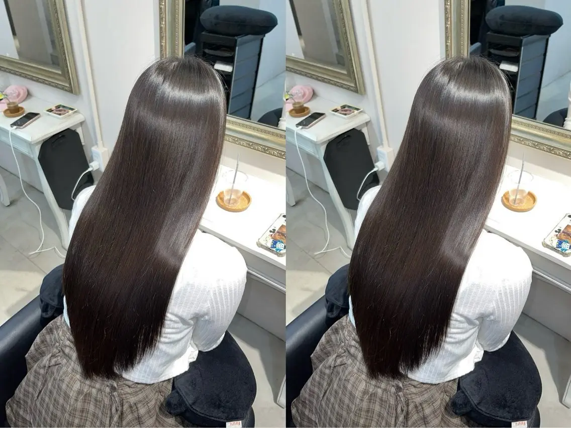 ロング 早﨑 映天のヘアスタイル