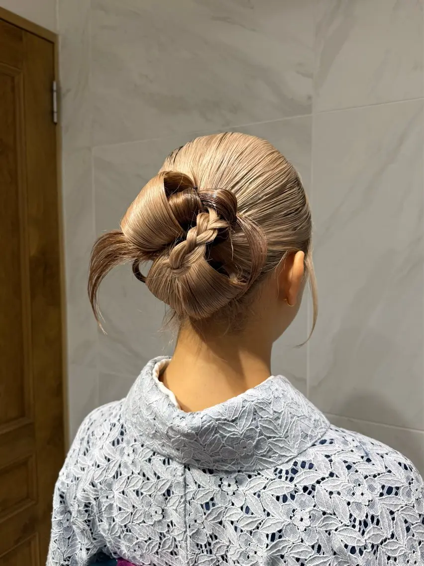 ロング ヘアアレンジ ヘアセット るり /ボブカットのヘアスタイル