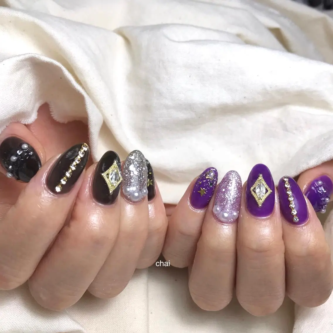 ネイル ハンドネイル chai nail _ai📍鶴橋のマツエク・マツパデザイン