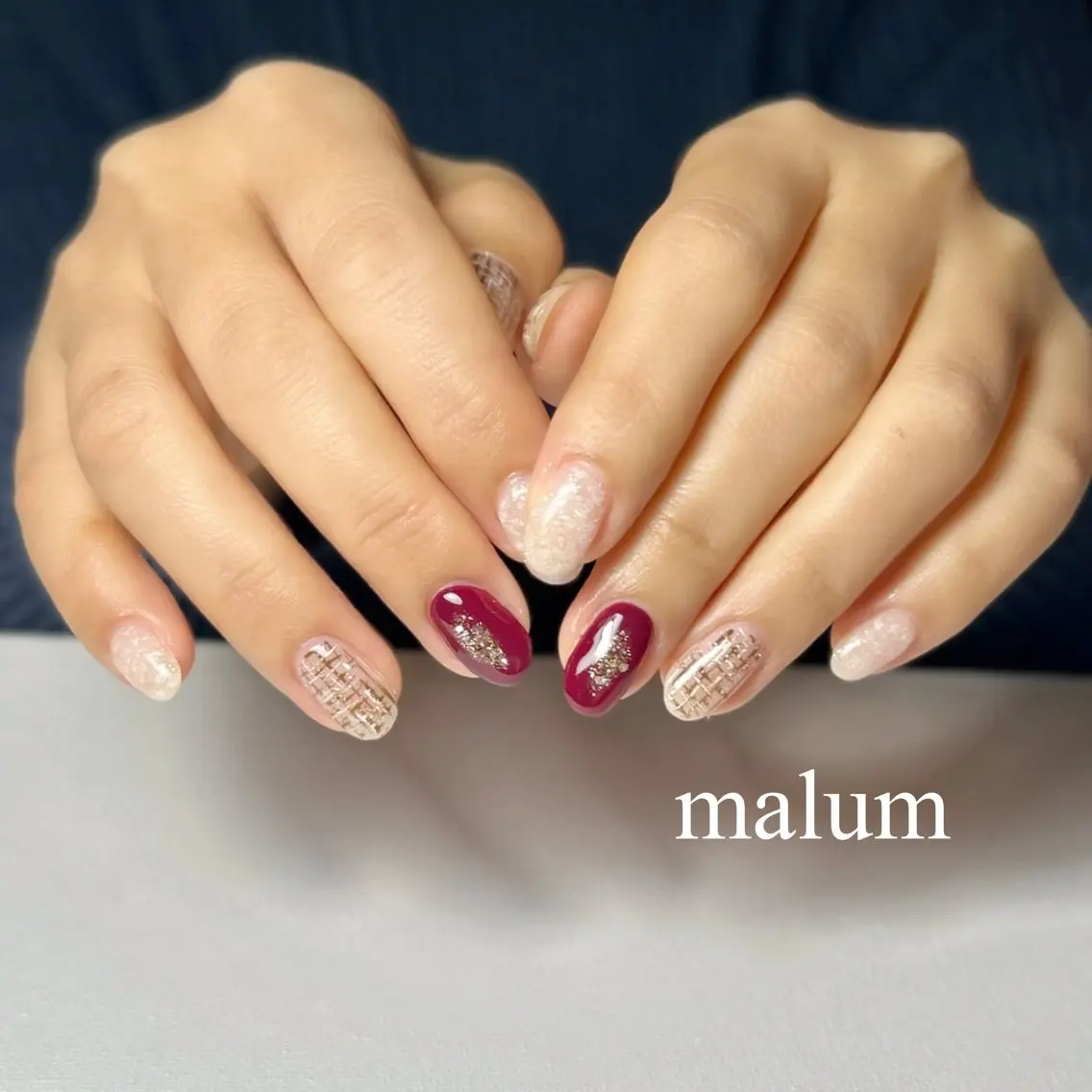 ネイル ハンドネイル malum nailのネイルデザイン
