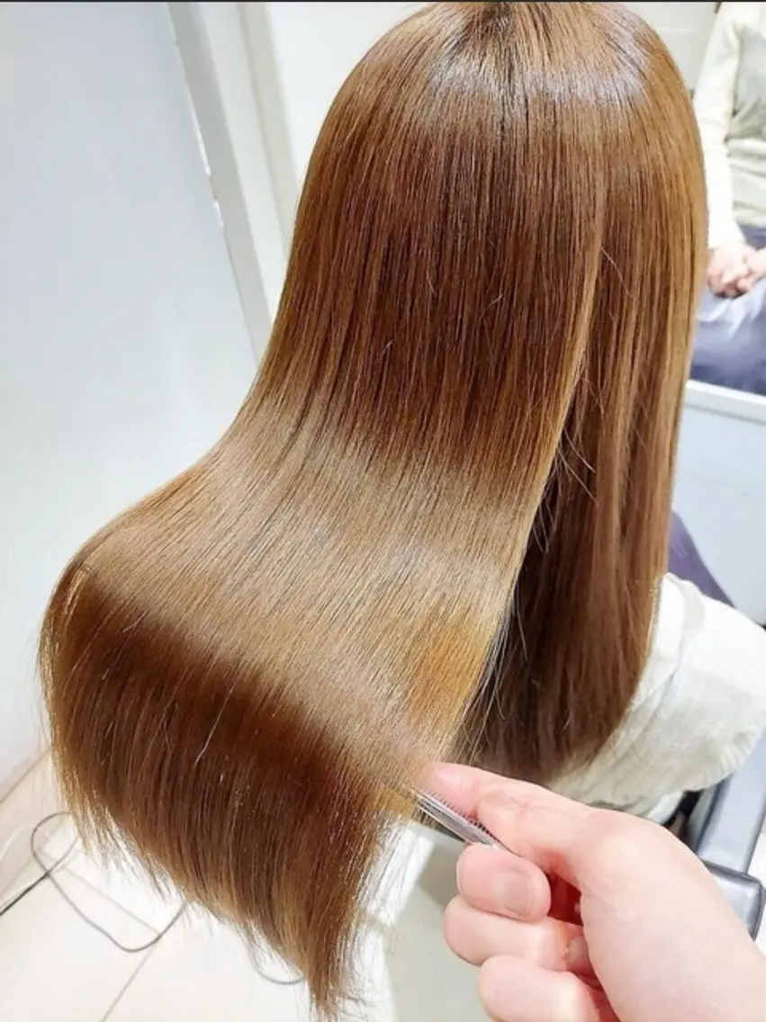 ロング トリートメント 五木田 琥珀のヘアスタイル