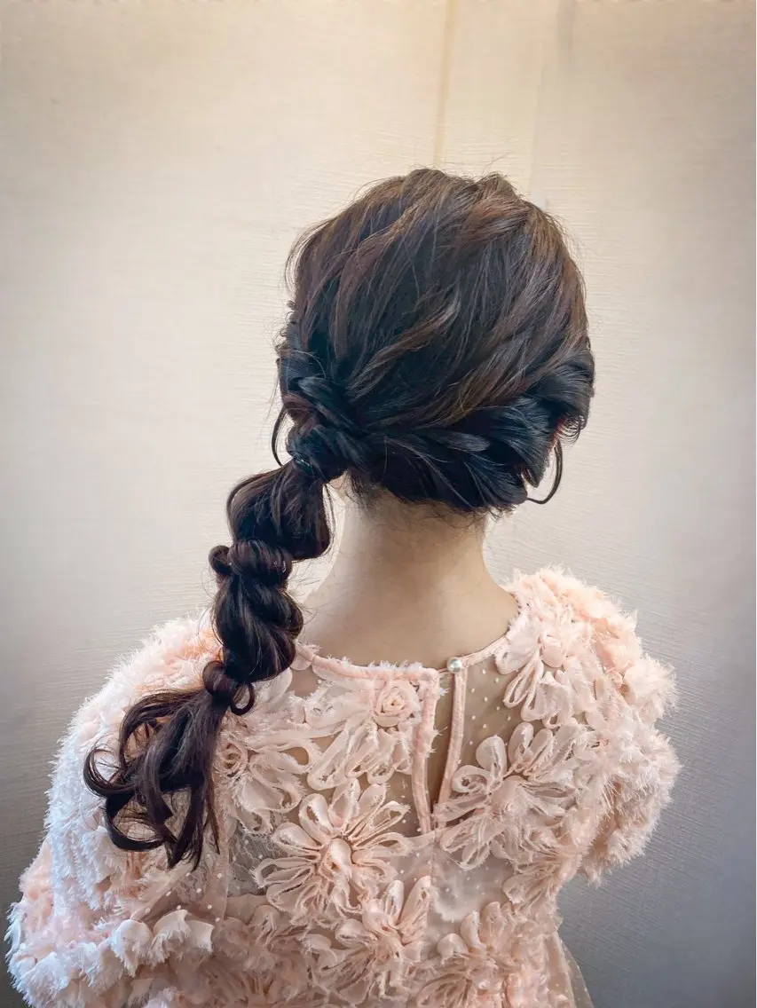 ヘアアレンジ ヘアセット hair make もりした ゆうのヘアスタイル