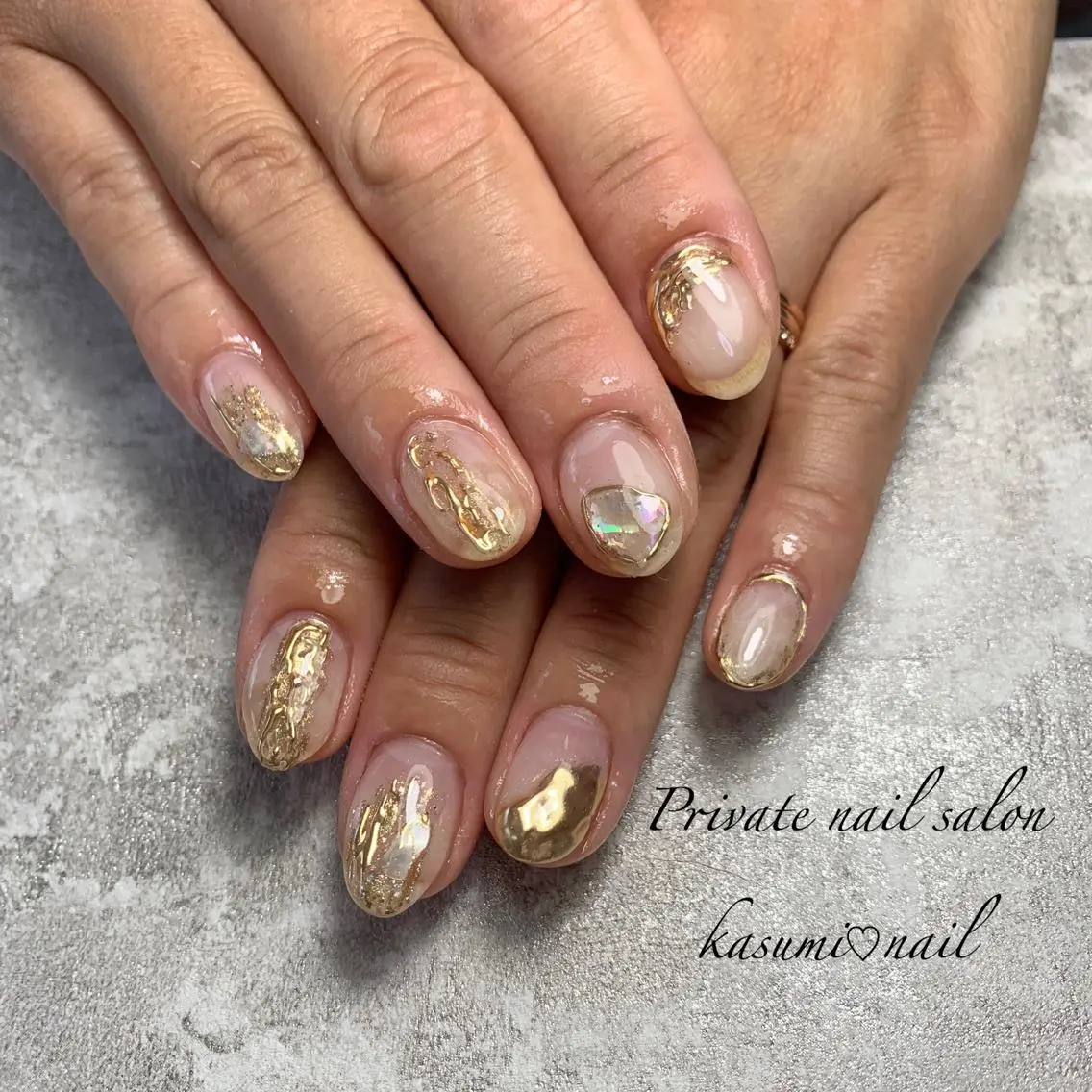 ネイル アートネイル フットネイル ジェルネイル マグネットネイル 大理石ネイル(マーブル) KASUMI♡ Nailのネイルデザイン