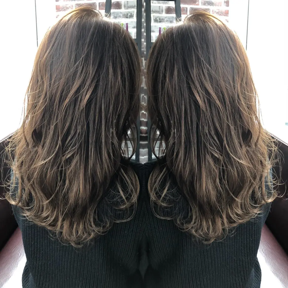セミロング カラー グレージュ カット ヘアカラー トリートメント ヘッドスパ 木下大地 HAIR  Oneのヘアスタイル