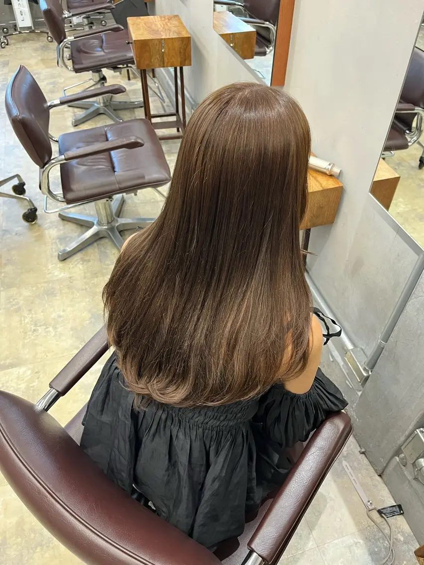 ロング カラー かわにし ひなた🐰のヘアスタイル