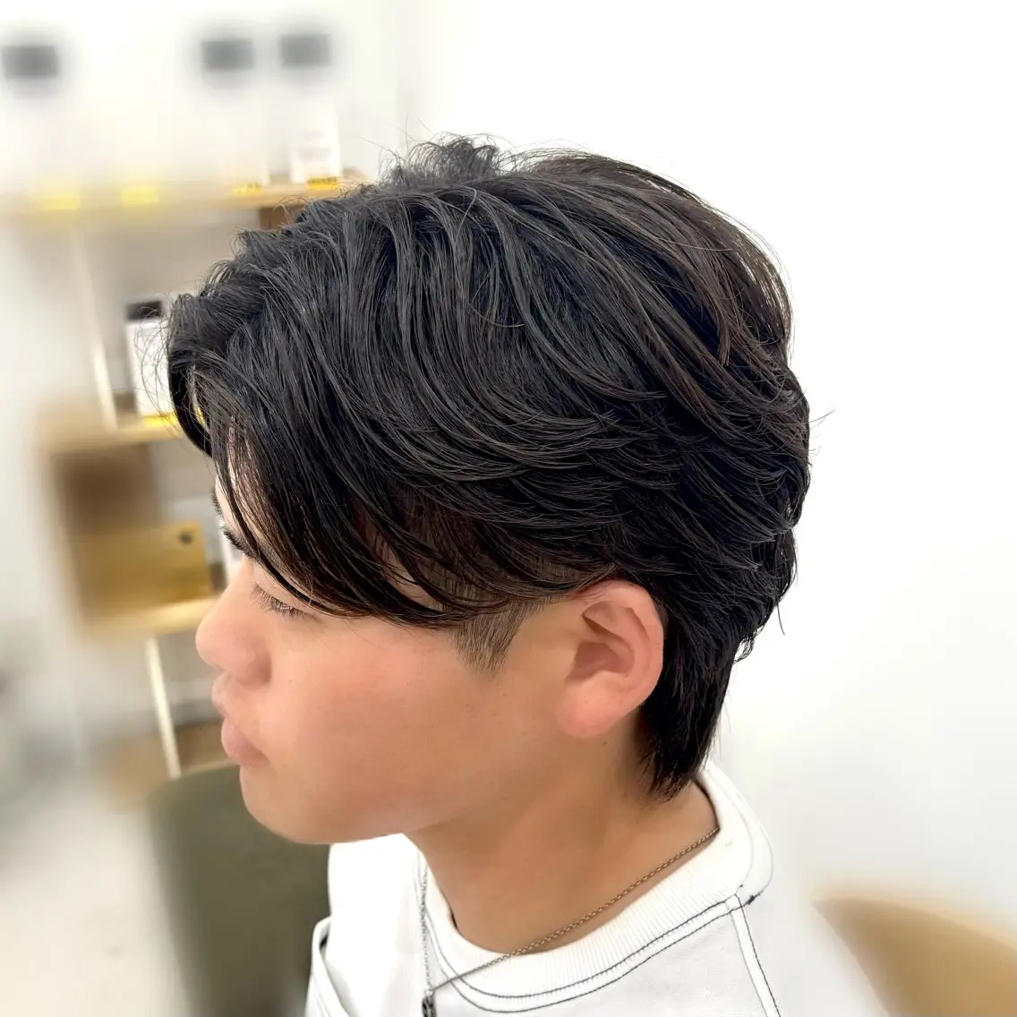 ショート パーマ メンズ カット パーマ misaki_ soso.のヘアスタイル
