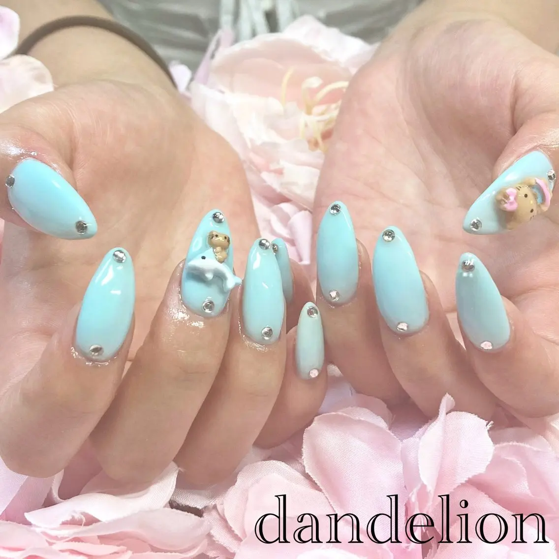 ネイル ハンドネイル ハンドケア dandelion ダンデライオンのネイルデザイン