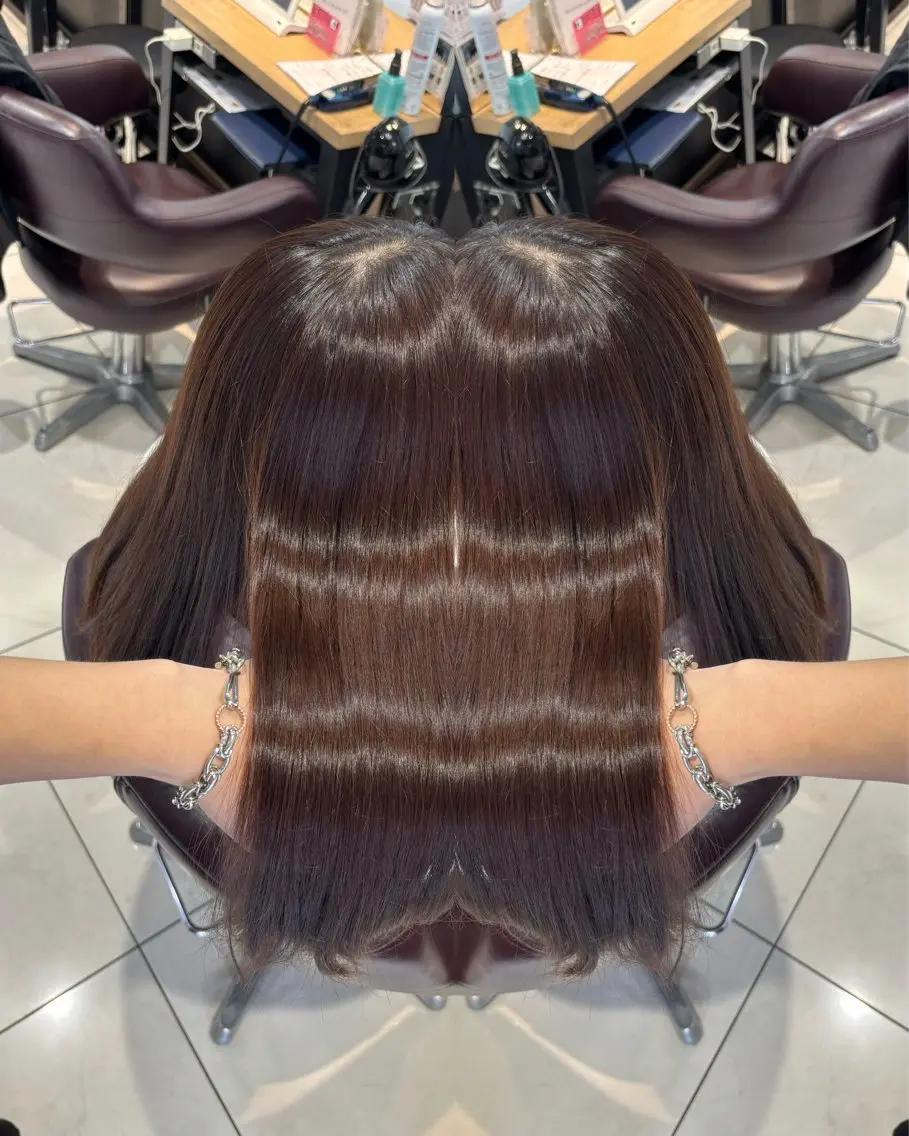 ロング カラー カット ヘアカラー トリートメント 🩵レイヤー✖︎ 髪質改善🩵リョウヤのヘアスタイル