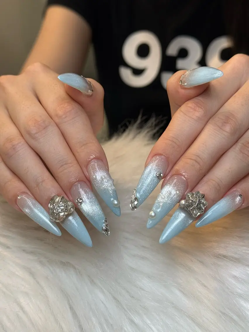 ネイル 韓国ネイル 持ち込み 冬ネイル Nihonthy Nail 新宿のネイルデザイン