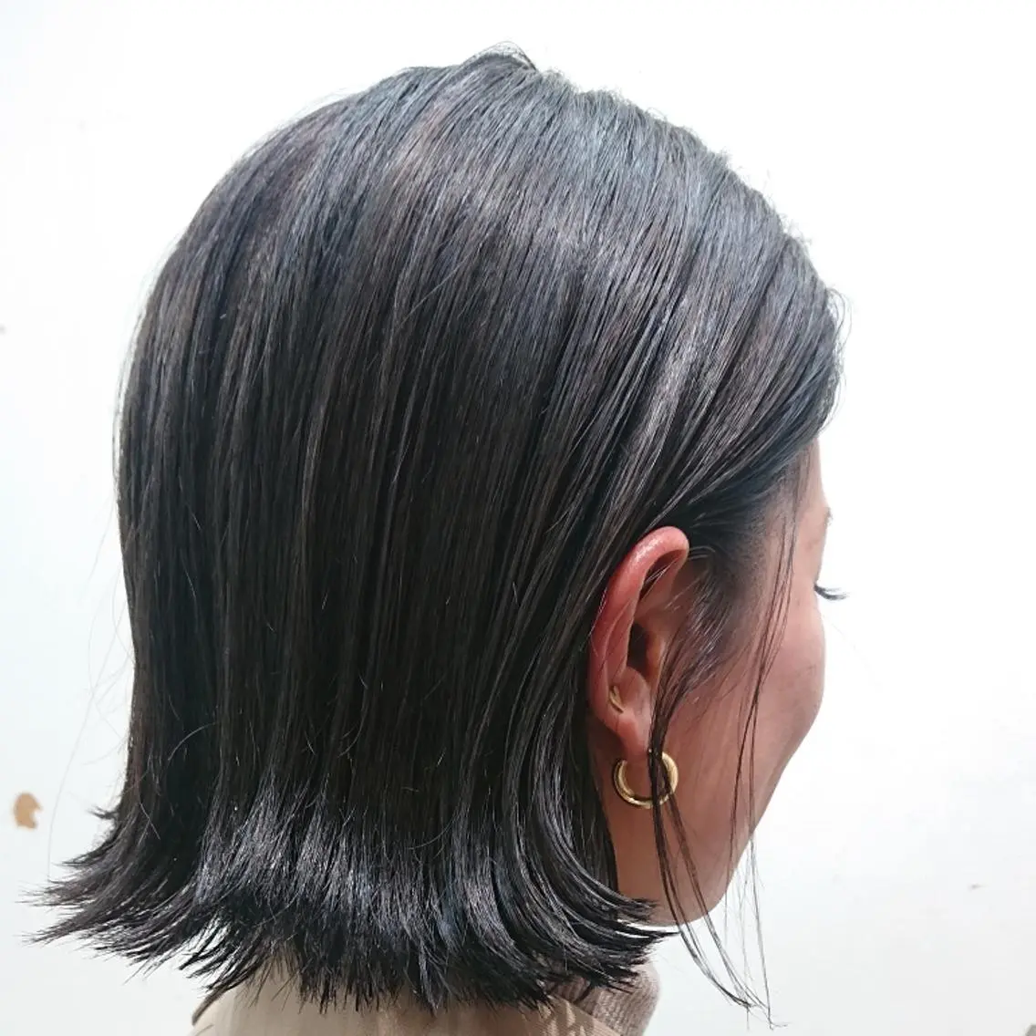 ショート カラー 切りっぱなしボブ グレージュ ボブ カット ヘアカラー 30.40代大人 ショート✨️井上雄輝のヘアスタイル