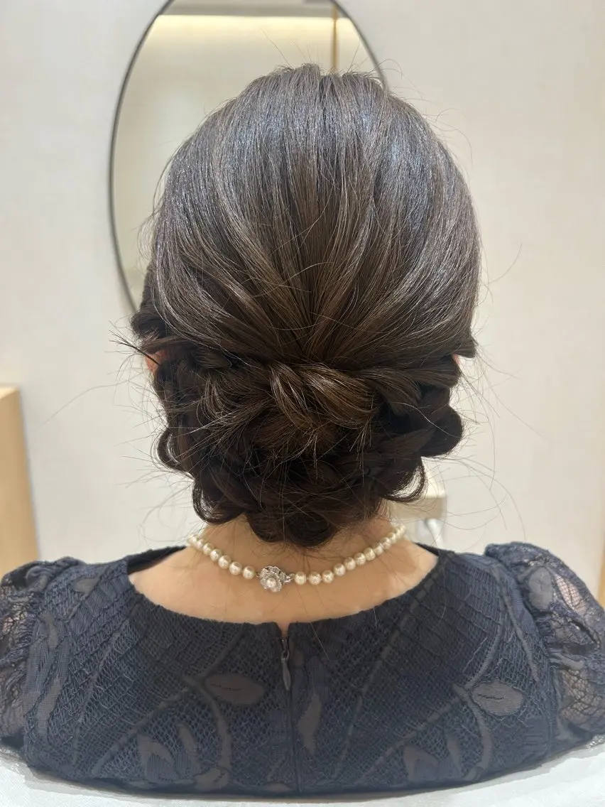 ヘアアレンジ Yamamoto 半個室美容室zinaのヘアスタイル