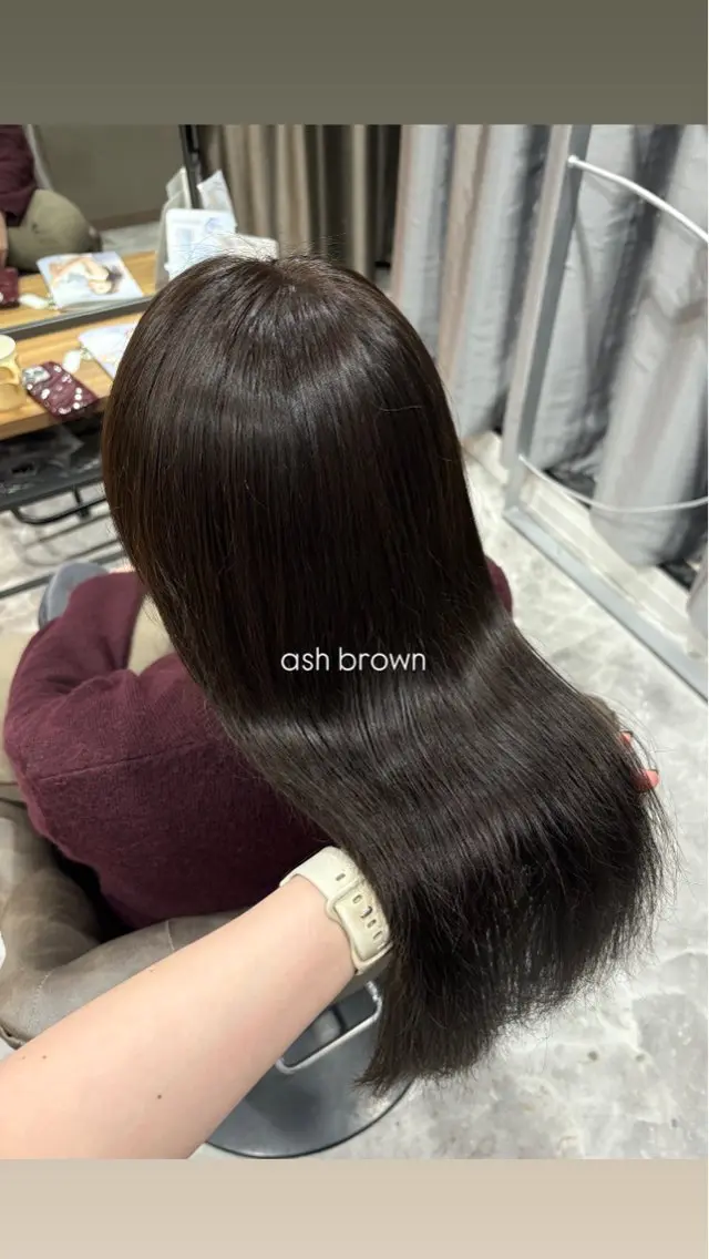 【モデル価格】cut+全体color🫧 ¥5500~・medium+500円・long+1000円の写真