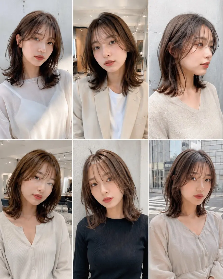 ミディアム ヘアアレンジ ミディアムレイヤー レイヤーカット 今だけ無料カット募集 💫KEISHIのヘアスタイル
