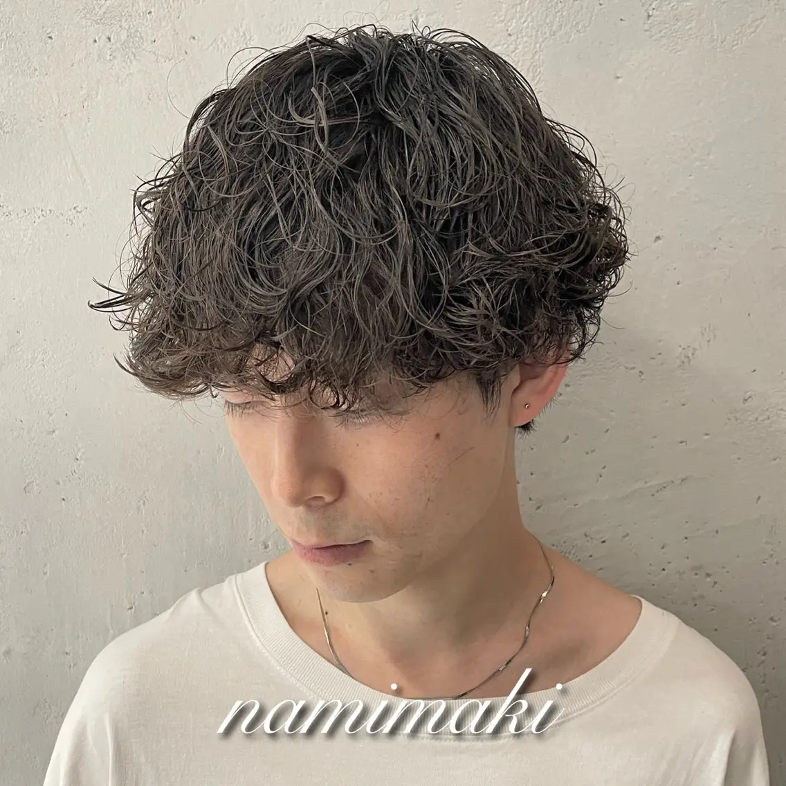 パーマ メンズ カット パーマ 横浜メンズパーマ🔥 大野賢人のヘアスタイル