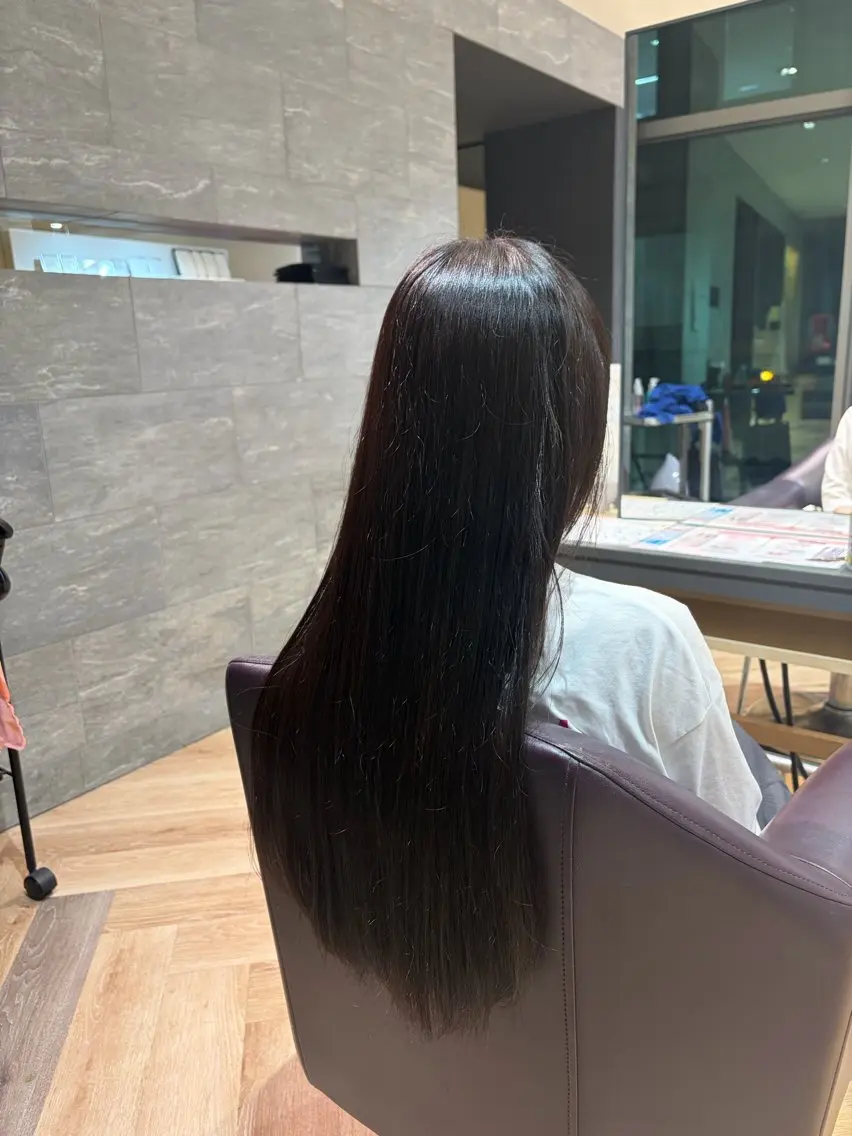 カラー ブラウンカラー 透明感カラー ダークブラウン ヘアカラー 菊地 楓のヘアスタイル