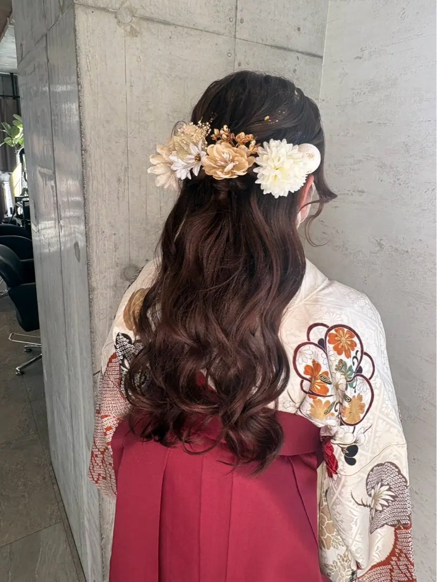 ロング ヘアアレンジ 美髪× ヘアセット✨Araiのヘアスタイル