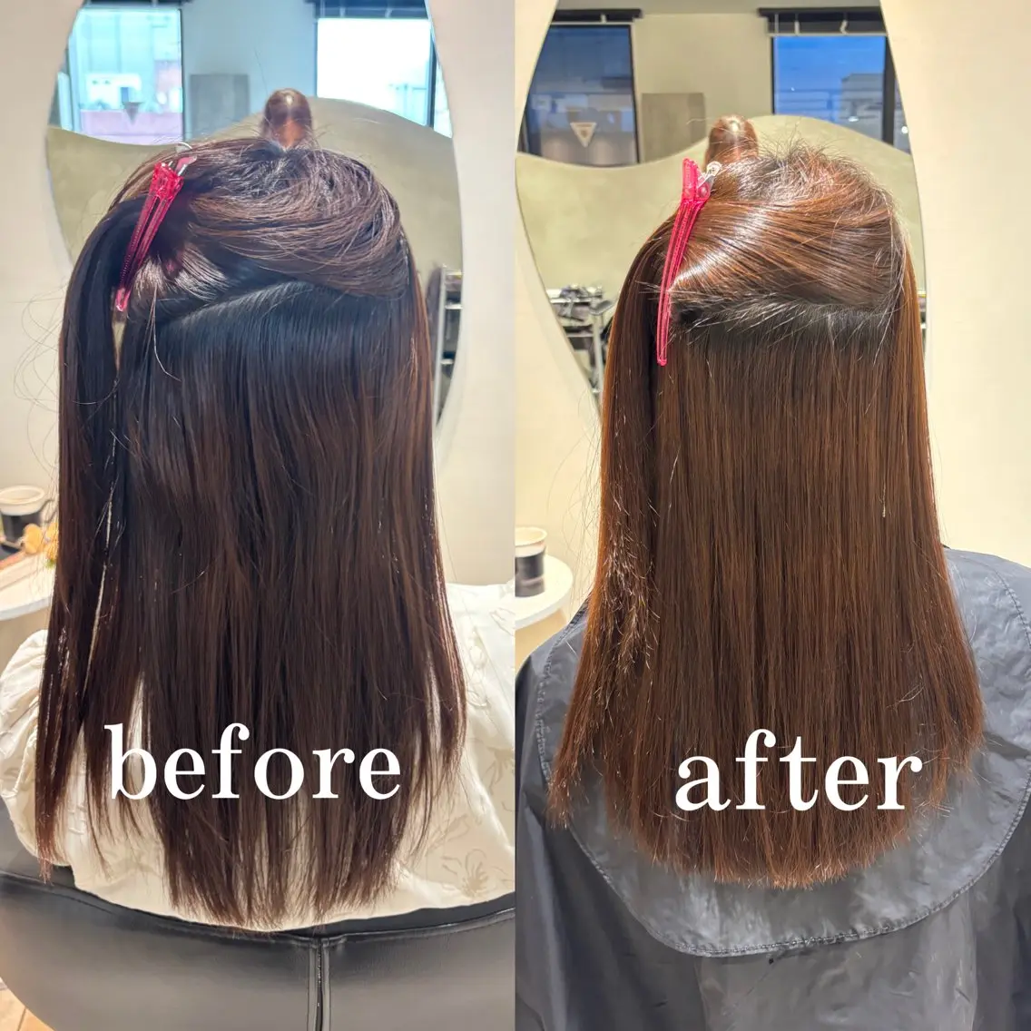 ロング 🧸艶髪🫧🎀 岡由紀乃のヘアスタイル