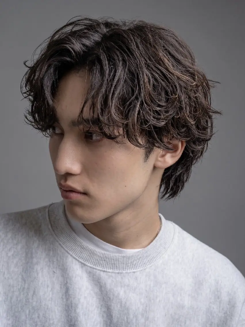 パーマ 勝連 利恵のヘアスタイル