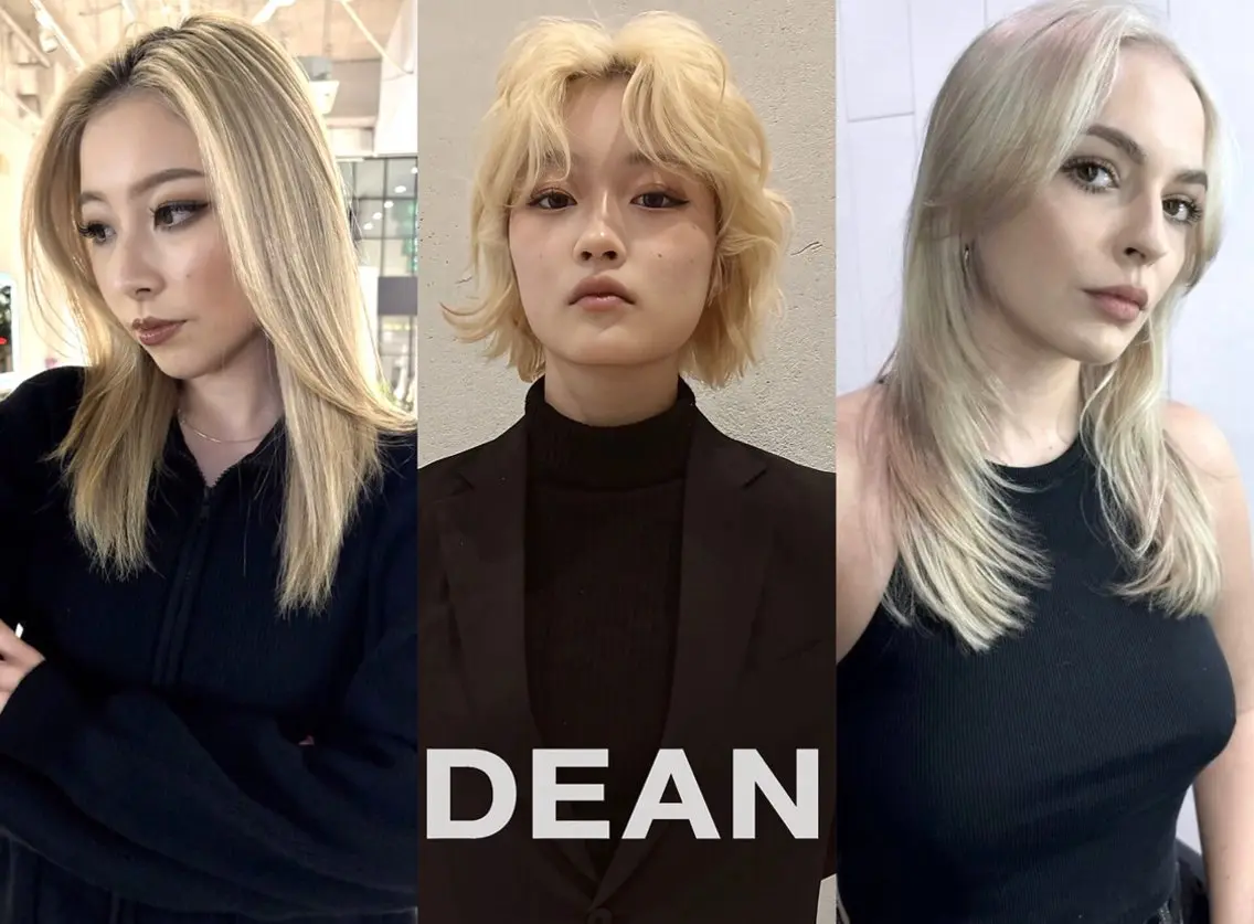 ミディアム DEAN ISLA 海外風ヘアサロンのヘアスタイル