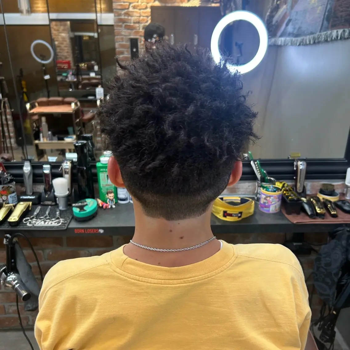 ショート パーマ メンズ カット パーマ 💈針金パーマ/ ソフトアフロ💈望愛のヘアスタイル