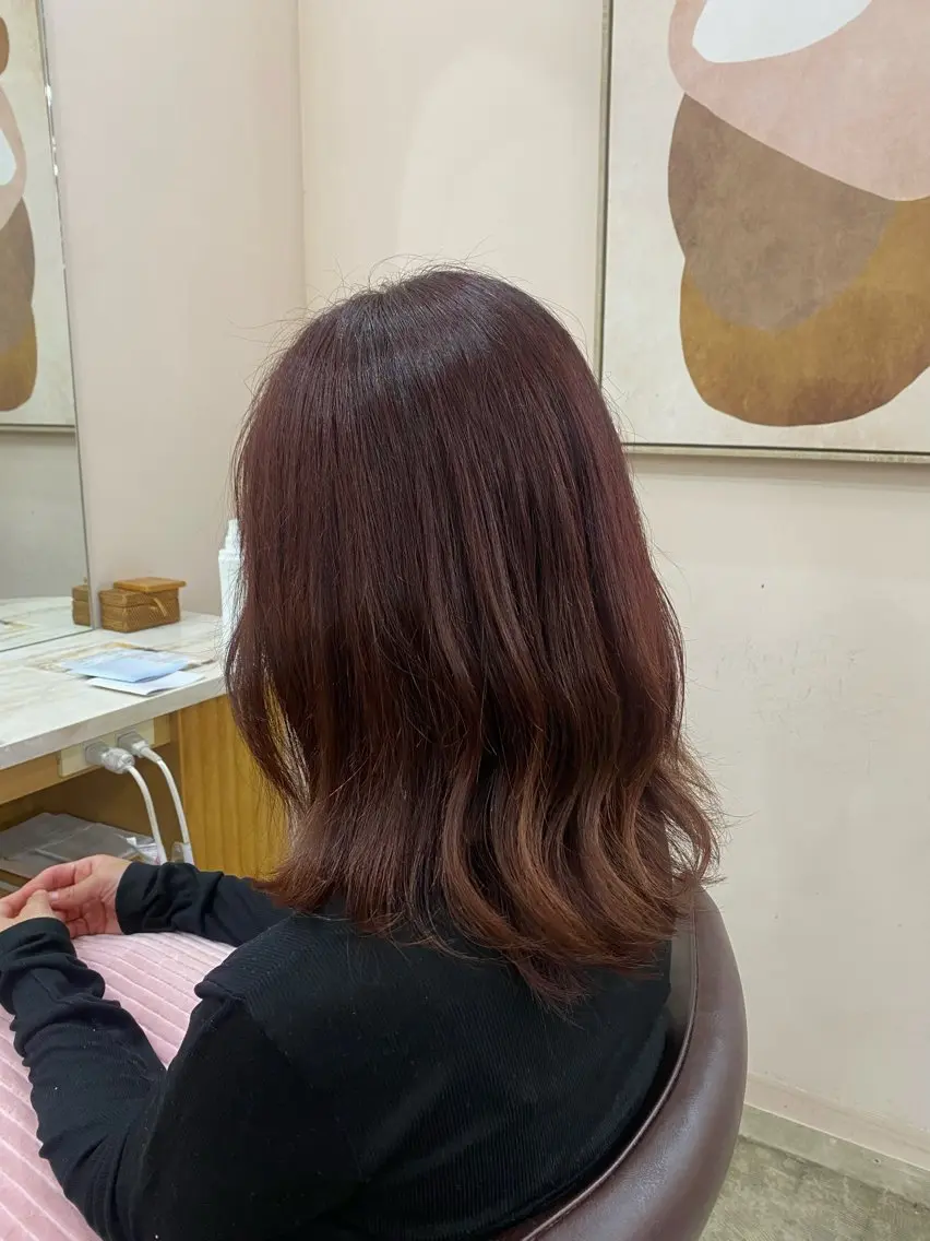 カラー 君島 花楓のヘアスタイル