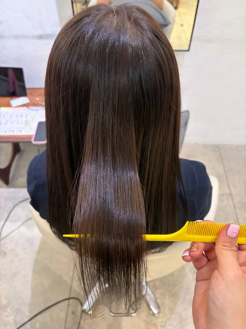 カラー ブラウンカラー 宮原 しおりのヘアスタイル