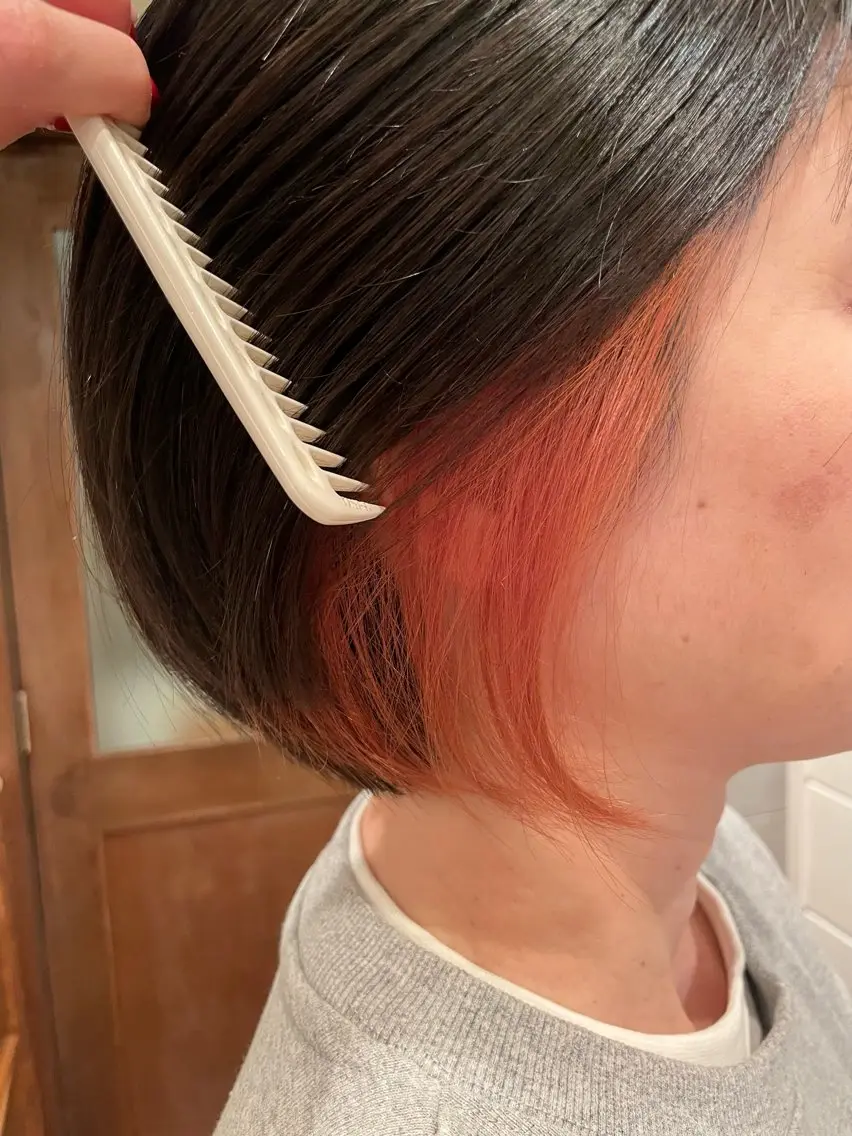 ショート カラー ショートボブ ボブ ショートヘア トリートメント 縮毛矯正/レイヤー/ ボブ♡Natsukiのヘアスタイル