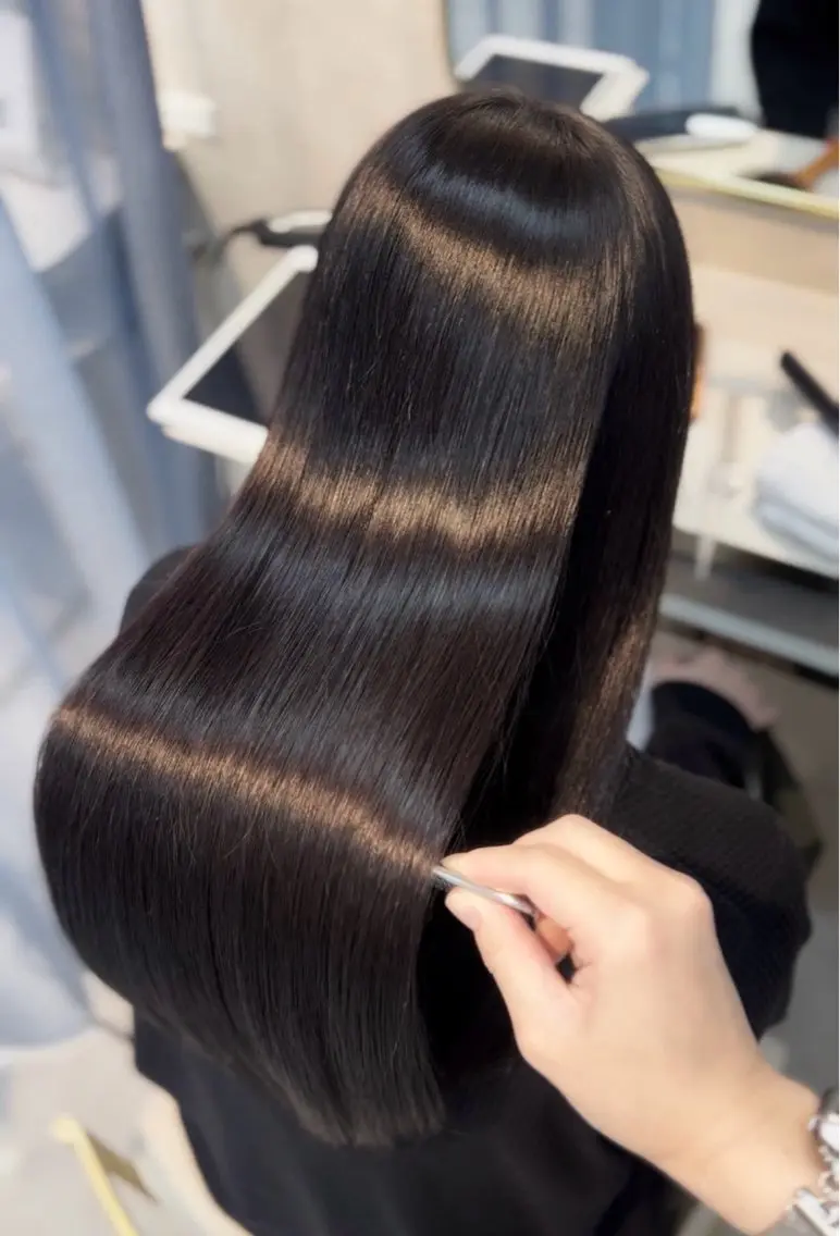 ロング 髪質改善 トリートメント HALO treatmentのヘアスタイル