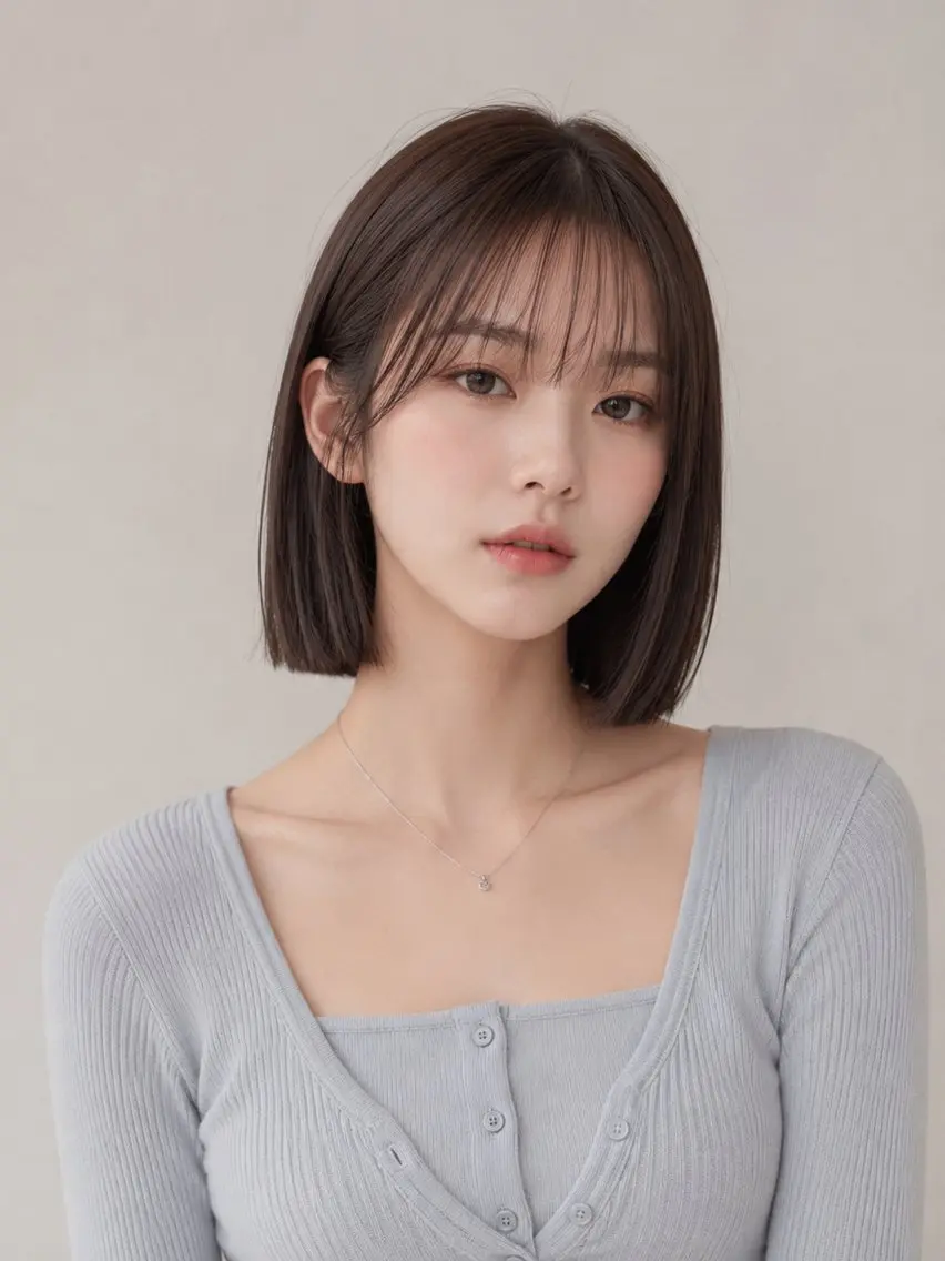 ショート カラー ボブ 顔周りカット カット ヘアカラー トリートメント モテ🤍トレンドヘア /新宿/ワカナのヘアスタイル