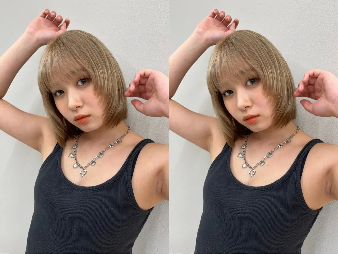 ショート カラー ヘアカラー トリートメント 池袋/似合わせ/縮毛 髪質改善【ugen】のヘアスタイル