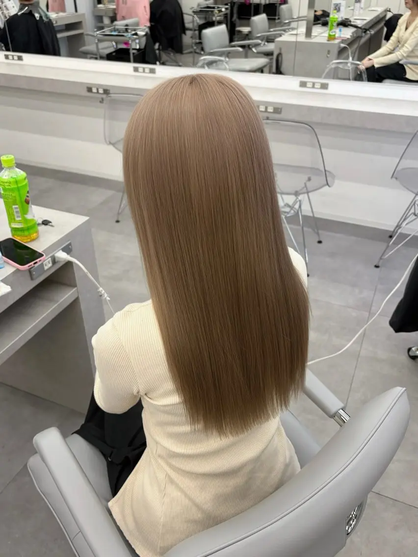 ロング カラー カット ヘアカラー 🍀透明感ナチュラル カラー🍀じゅんのヘアスタイル