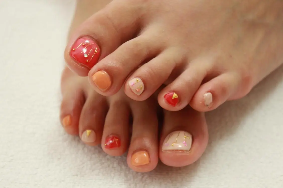 《新規》オフ無料持ち込みシンプルデザインネイル💅🏼の写真