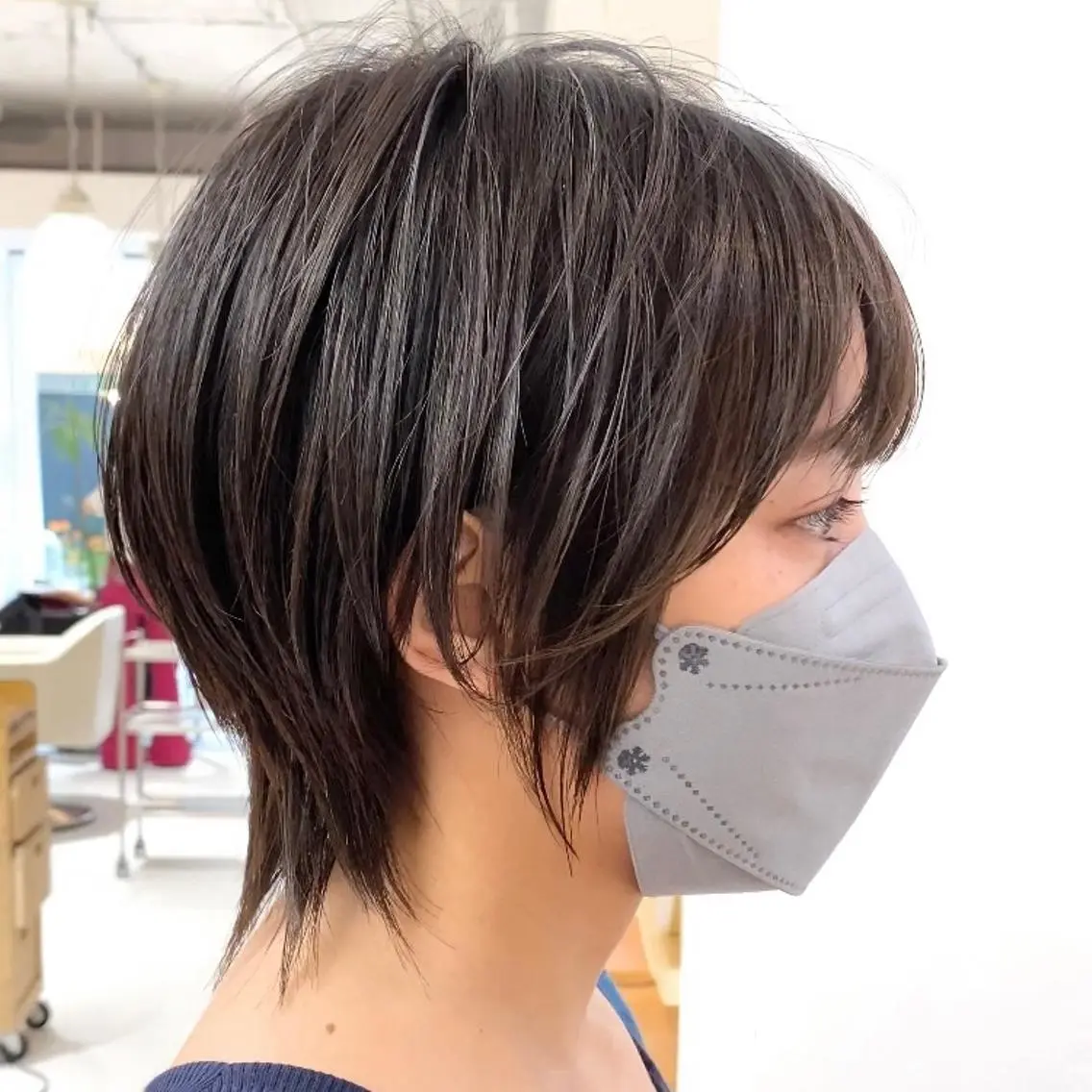 ショート カラー カット トリートメント 平田 健一のヘアスタイル