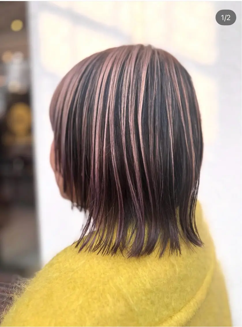 ミディアム ヘアカラー トリートメント cozyECRART |Senoo*･のヘアスタイル