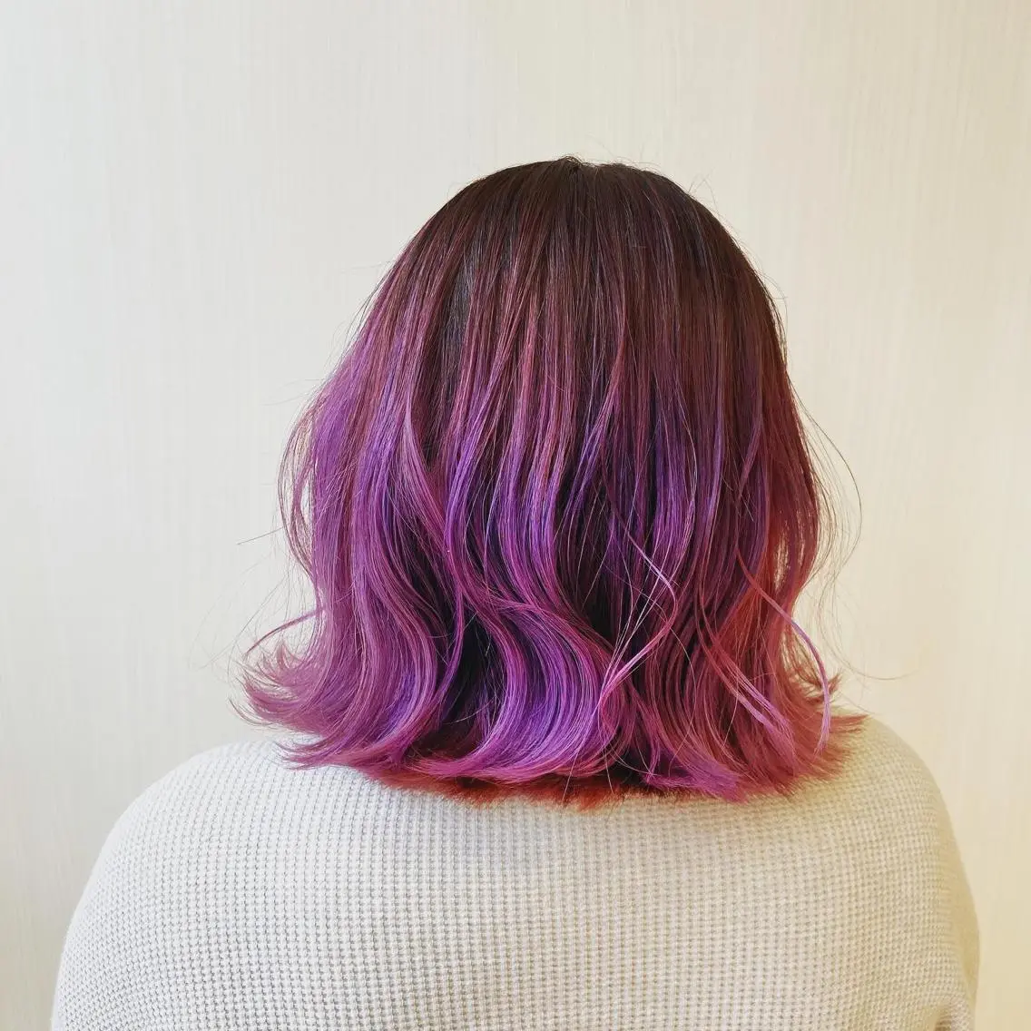 ミディアム カラー カット ヘアカラー トリートメント 川本 あゆのヘアスタイル