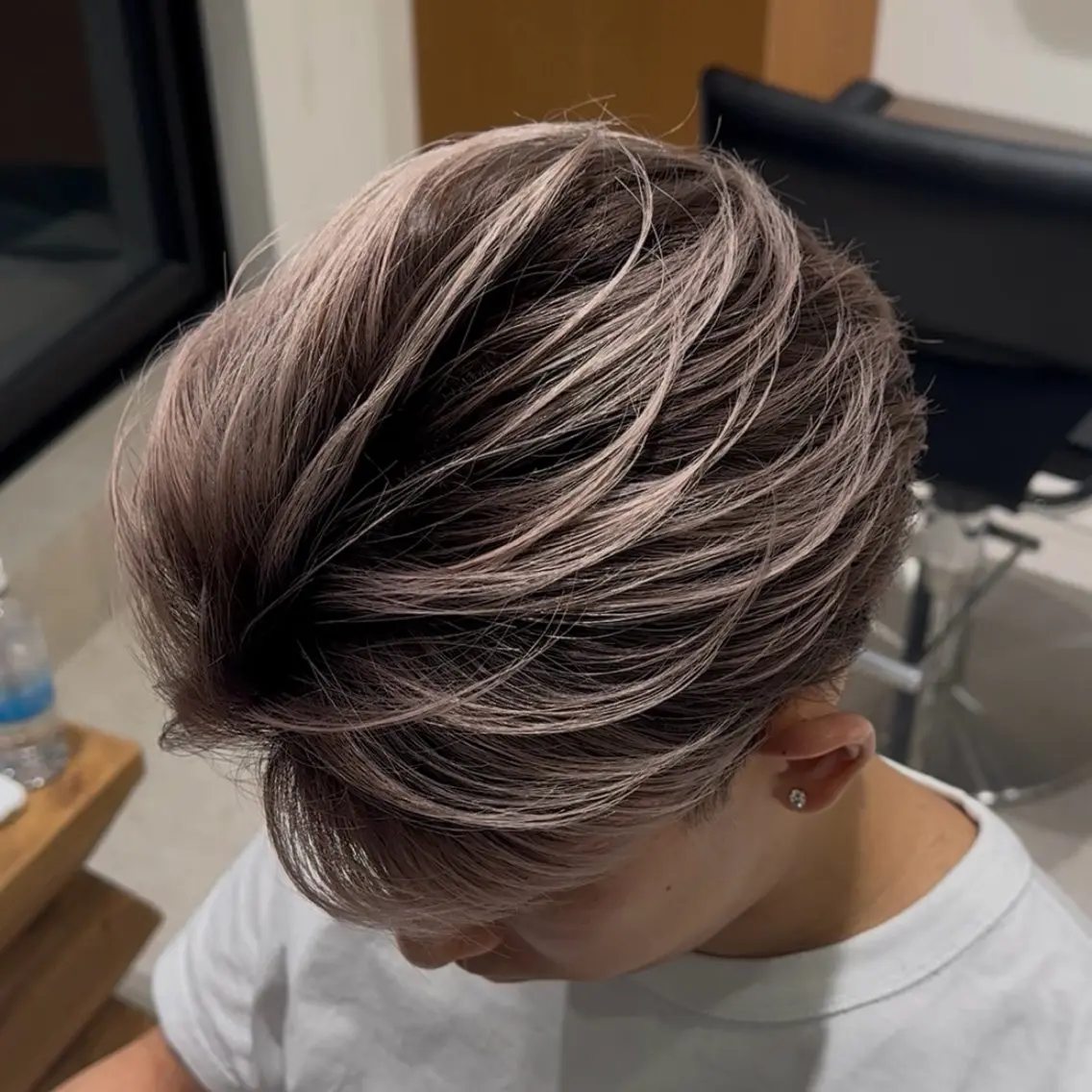 カラー メンズ ヘアカラー アクティブショート/ メンズブリーチカラーのヘアスタイル